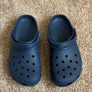 Navy blue crocs